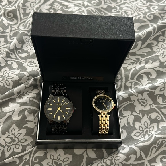 His & Her watch set from Jones Nyc Macy’s. - Picture 1 of 5